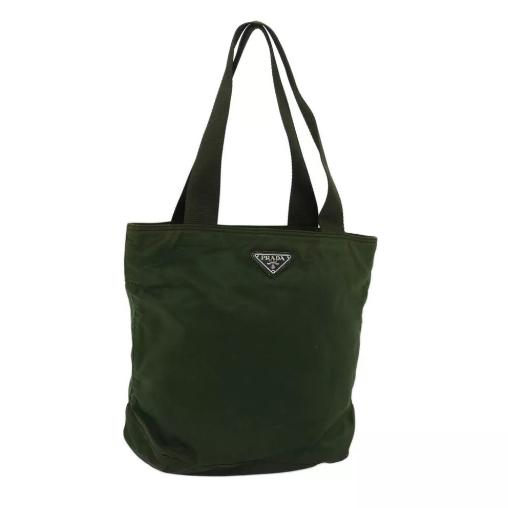 Prada Green Tote Bag